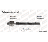 Braço articulação axial VIEMAR (Civic 92-97)